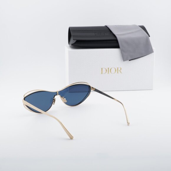 Dior FILDIOR M1U B0B0 Cat Eye Sunglasses - Gold/Blue main image 5